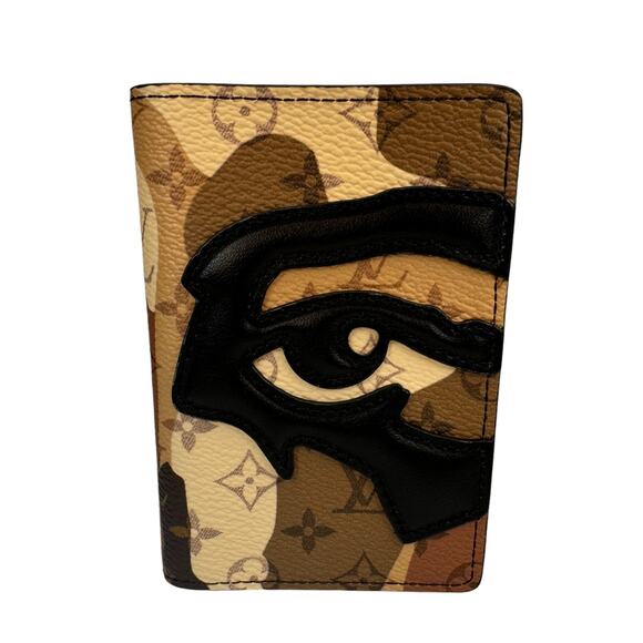 Louis Vuitton Portrait Pocket Organizer wallet Kid Super Monogram Eye camo LV - Picture 3 of 8
